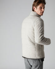 Load image into Gallery viewer, N.Peal Men&#39;s Fur Lined Quilted Jacket Fumo Grey
