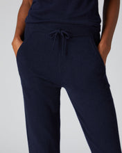 Load image into Gallery viewer, N.Peal Women&#39;s Plain Cashmere Lounge Trousers Navy Blue
