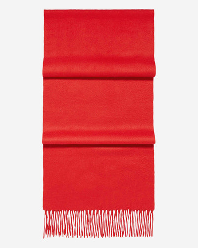 N.Peal Unisex Woven Cashmere Scarf Riding Red