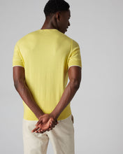 Load image into Gallery viewer, N.Peal Men&#39;s Short Sleeve Crew Neck T Shirt Sunshine Yellow
