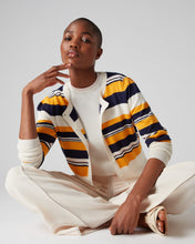 Load image into Gallery viewer, N.Peal Women&#39;s Stripe Cardigan Multi
