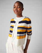 Load image into Gallery viewer, N.Peal Women&#39;s Stripe Cardigan Multi
