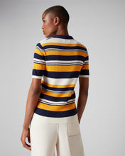 Load image into Gallery viewer, N.Peal Women&#39;s Stripe Short Sleeve T Shirt Multi
