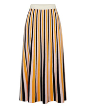Load image into Gallery viewer, N.Peal Women&#39;s Stripe Midi Skirt Multi
