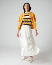 Load image into Gallery viewer, N.Peal Women&#39;s Superfine Stripe T Shirt Multi
