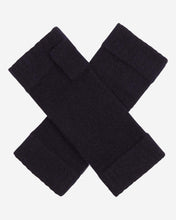 Load image into Gallery viewer, Unisex Fingerless Cashmere Gloves Navy Blue
