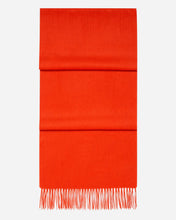 Load image into Gallery viewer, Large Woven Cashmere Scarf Burnt Orange
