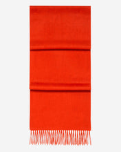 Load image into Gallery viewer, Woven Cashmere Scarf Burnt Orange

