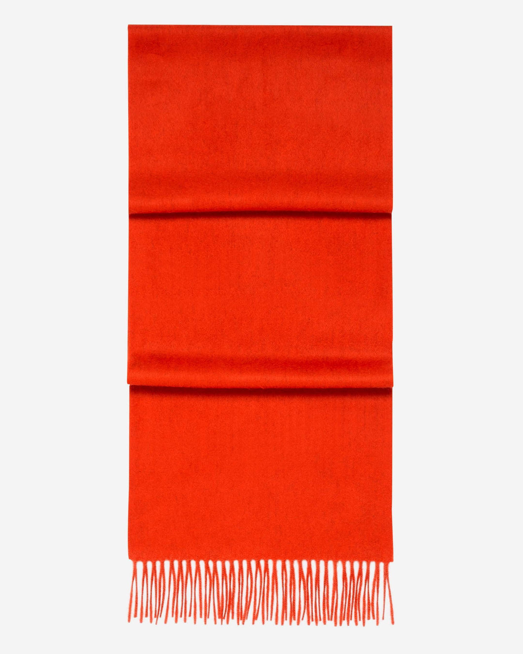 Woven Cashmere Scarf Burnt Orange