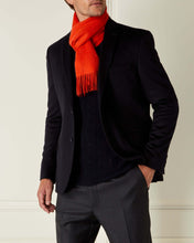Load image into Gallery viewer, Woven Cashmere Scarf Burnt Orange
