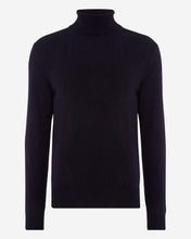 Load image into Gallery viewer, The Trafalgar Polo Neck Cashmere Jumper Navy

