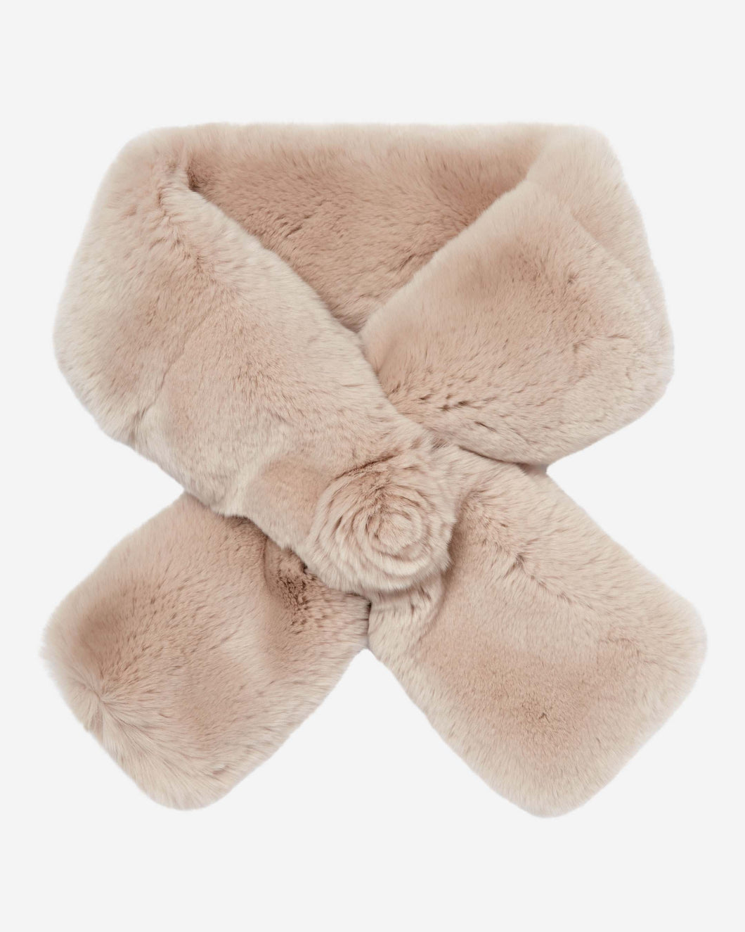 Fur Neck Warmer Sand Brown