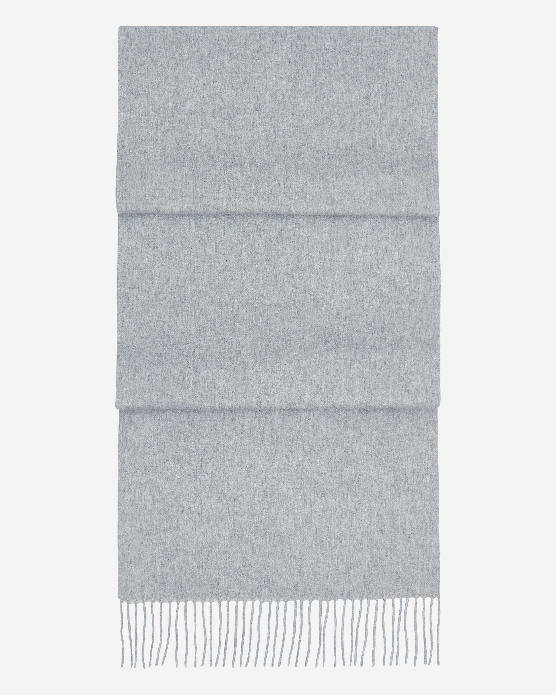Large Woven Cashmere Scarf Flannel Grey