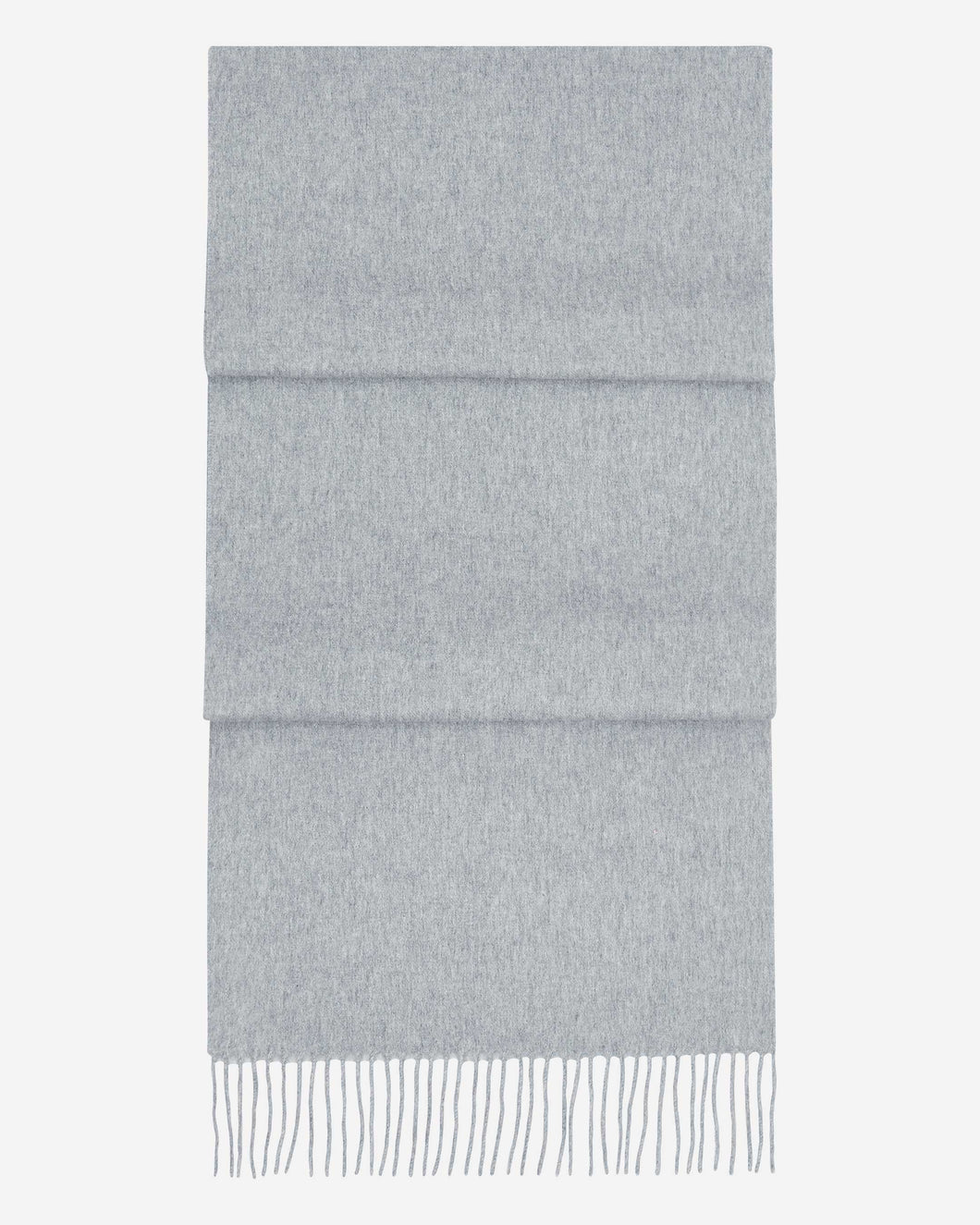 Large Woven Cashmere Scarf Flannel Grey