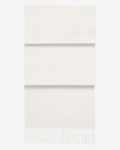 Load image into Gallery viewer, Large Woven Cashmere Scarf New Ivory White
