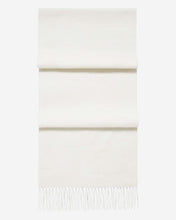 Load image into Gallery viewer, Woven Cashmere Scarf New Ivory White
