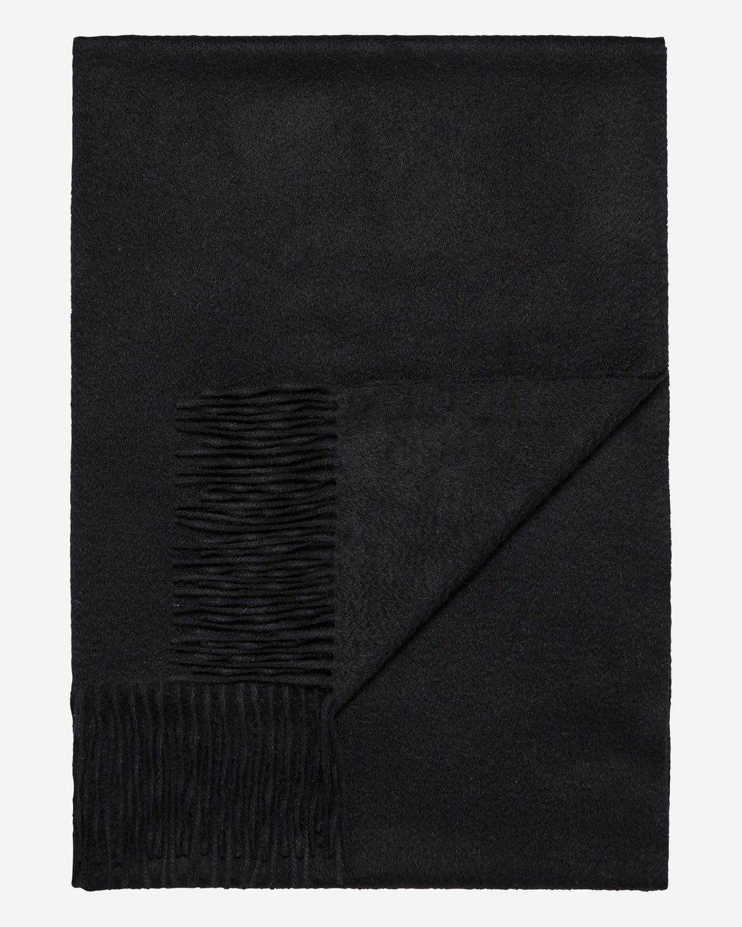 N.Peal Women's Woven Cashmere Shawl Black
