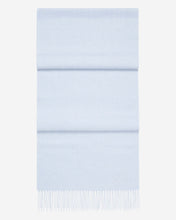 Load image into Gallery viewer, Large Woven Cashmere Scarf Cornflower Blue
