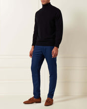 Load image into Gallery viewer, The Trafalgar Polo Neck Cashmere Jumper Black
