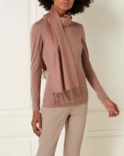 Load image into Gallery viewer, N.Peal Unisex Woven Cashmere Scarf Coconut Brown
