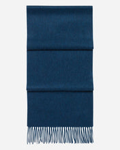 Load image into Gallery viewer, N.Peal Unisex Woven Cashmere Scarf Lapis Blue

