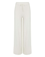 Load image into Gallery viewer, N.Peal Women&#39;s Exposed Seam Cashmere Trouser New Ivory White
