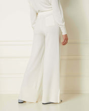 Load image into Gallery viewer, N.Peal Women&#39;s Exposed Seam Cashmere Trouser New Ivory White
